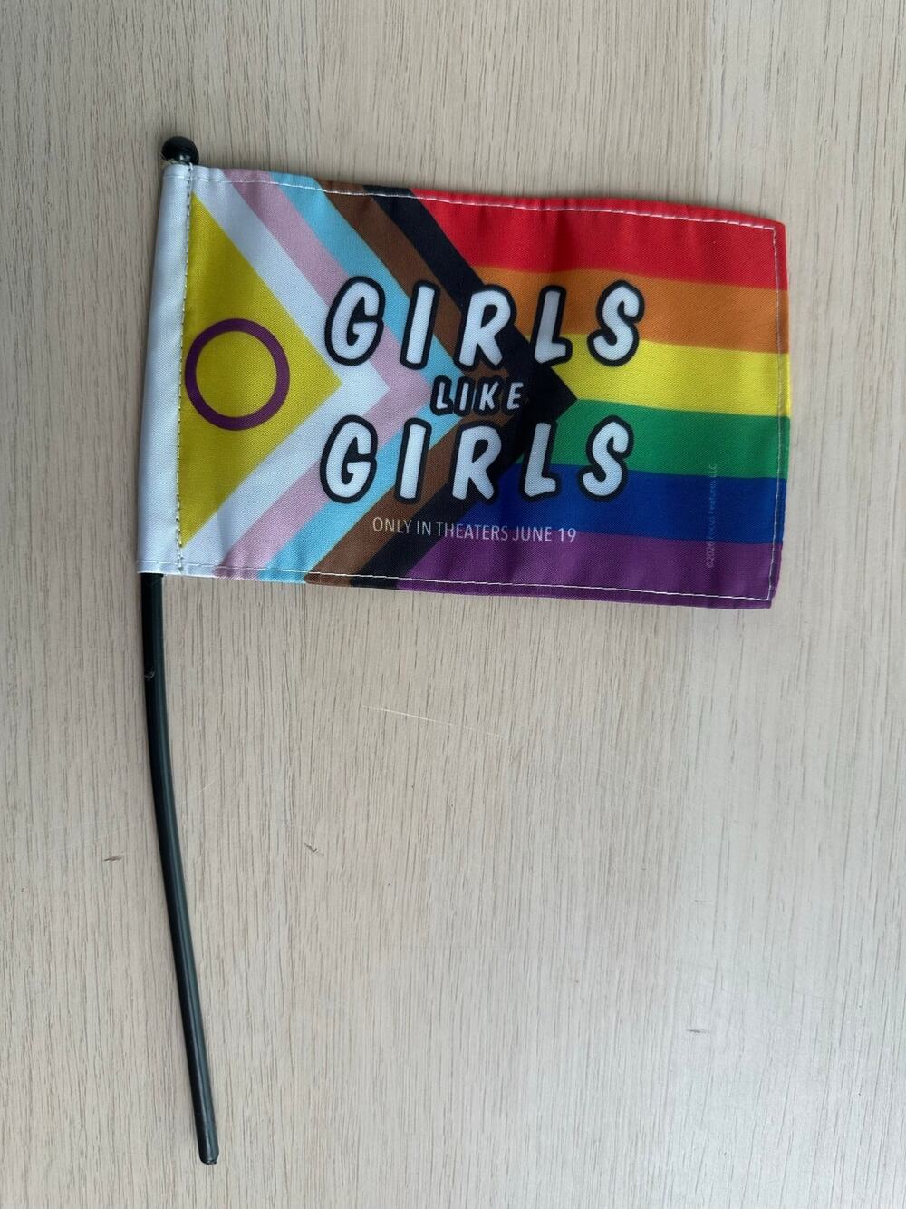 Rare Girls Like Girls Pride Flag from Movie Premiere